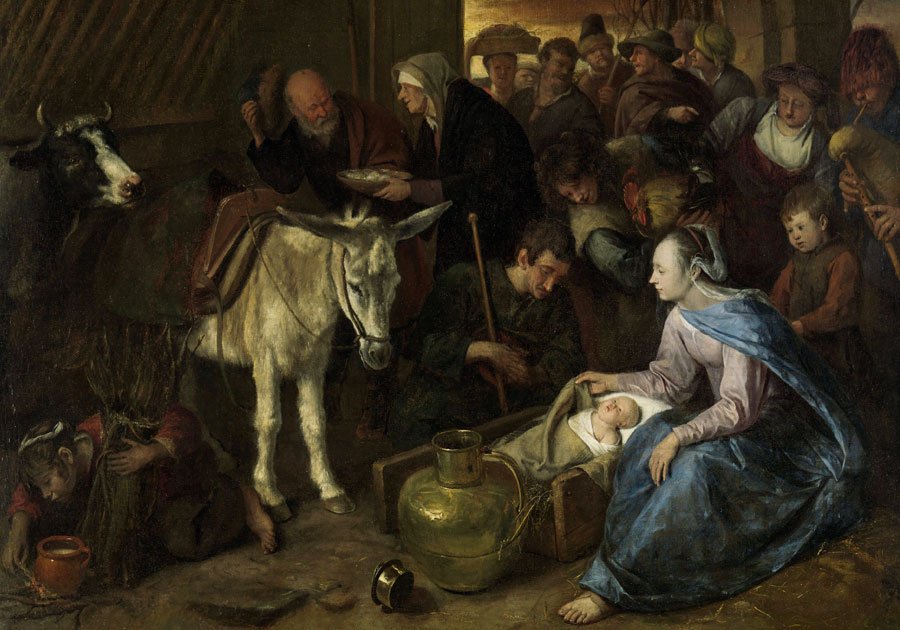 Изображение: „Поклонение пастухов“, Ян Стен (1625/26-1679), Фото: ARTOTHEK
