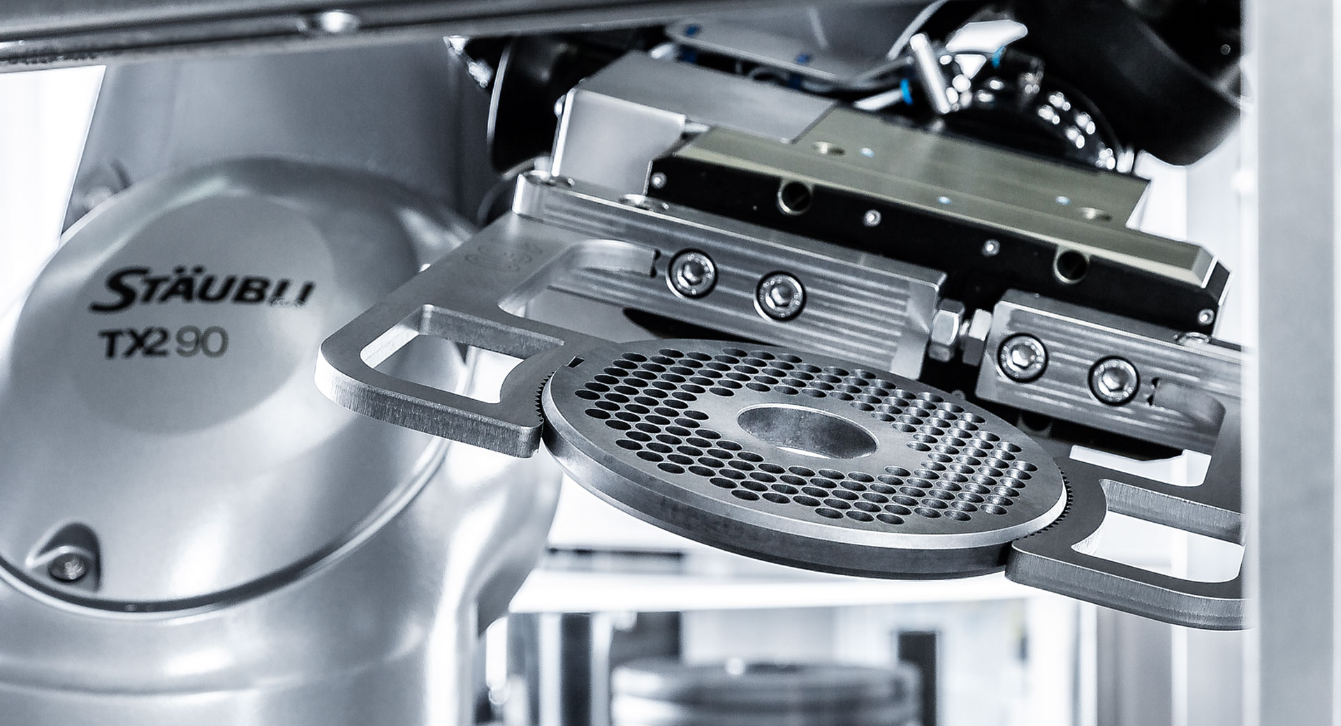 KNECHT Grind mincer plates fully automatic KNECHT Grind mincer plates fully automatic