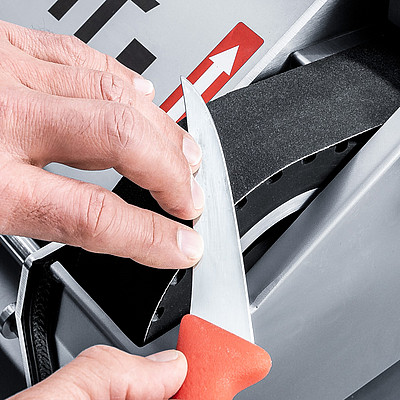 Bande d’affûtage à eau