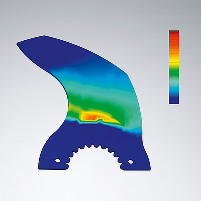 Significantly increased breakage resistance