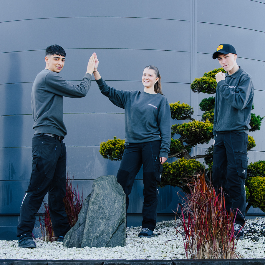 Apprentis: Diego Ingaramo, Carla Schmidt, Noah Schöffel